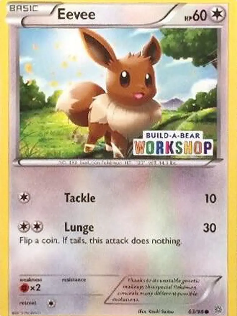 Eevee - 63/98 (Build-A-Bear Workshop Exclusive) #063 1