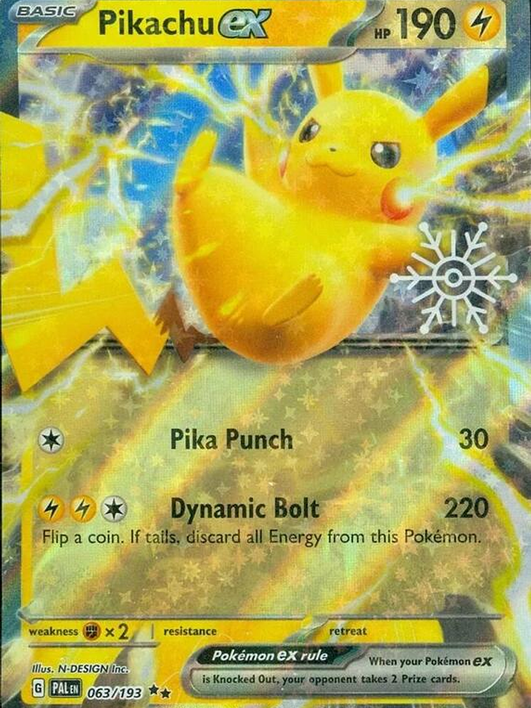 Pikachu ex (Holiday Calendar) #063 1