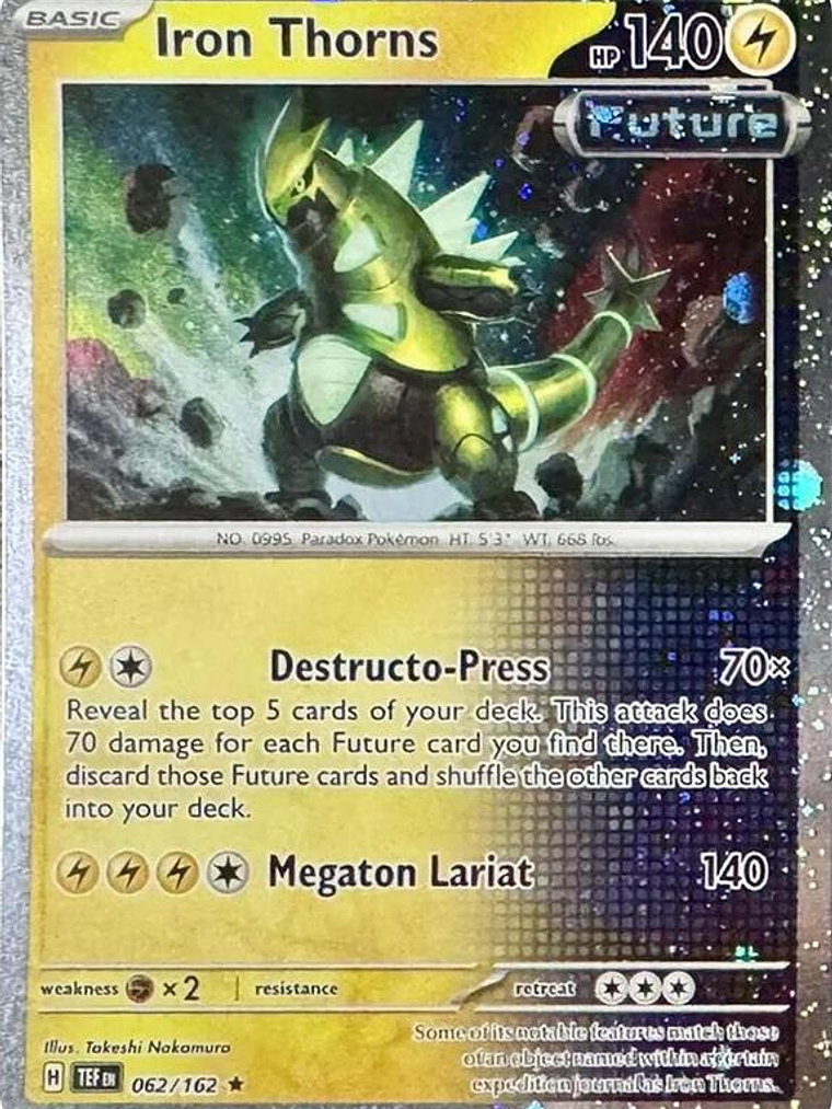 Iron Thorns - 062/162 (Cosmos Holo) #062 1