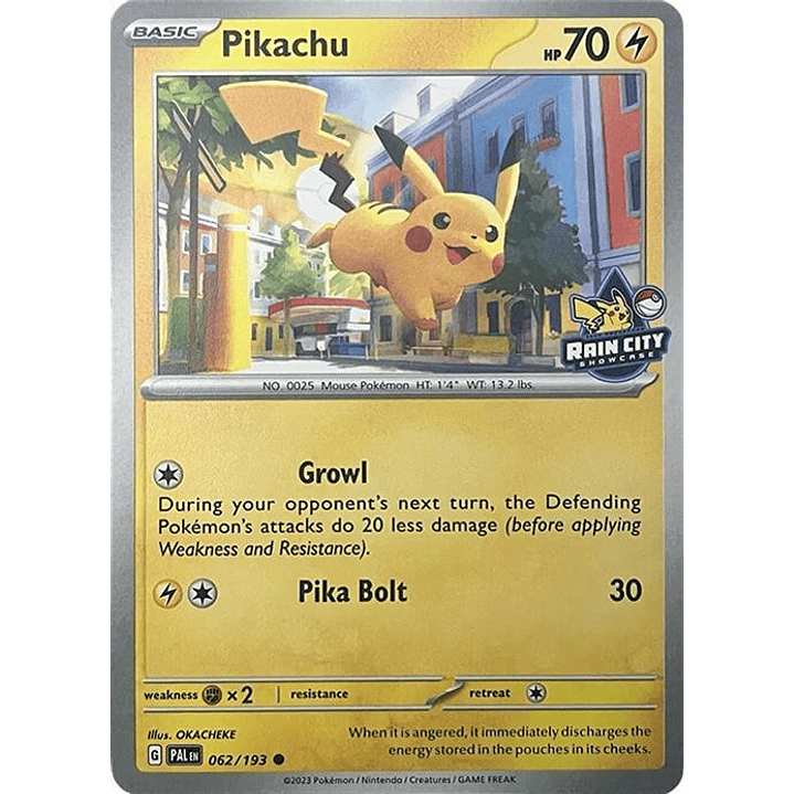 Pikachu (Rain City Showcase) #062 1