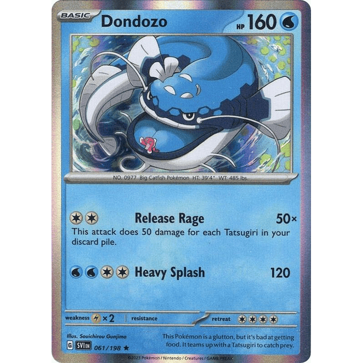 Dondozo - 061/198 (Line Holo) #061 1