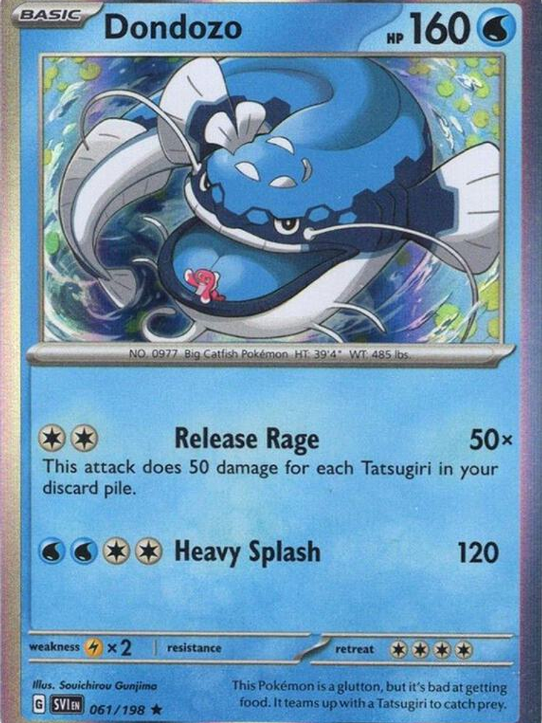 Dondozo - 061/198 (Line Holo) #061 1