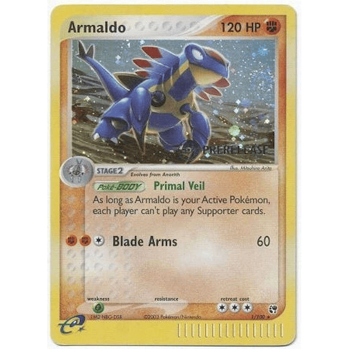 Armaldo - 1/100 (Prerelease) #001 1