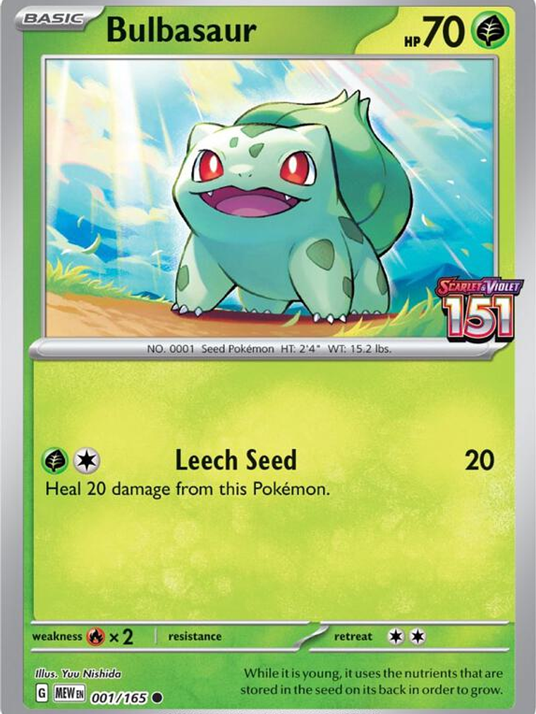 Bulbasaur - 001/165 (Best Buy Exclusive) #001 1