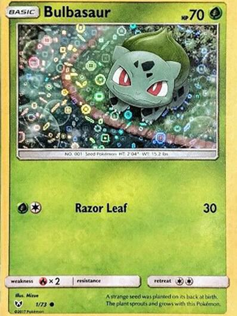 Bulbasaur - 1/73 (General Mills Promo) #001 1