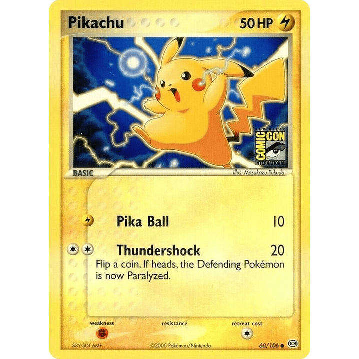 Pikachu - 60/106 (SDCC 2005) #060 1