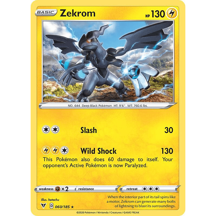 Zekrom - 060/185 (Cosmos Holo) #060 1