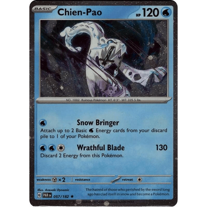 Chien-Pao - 057/182 (Cosmos Holo) #057 1