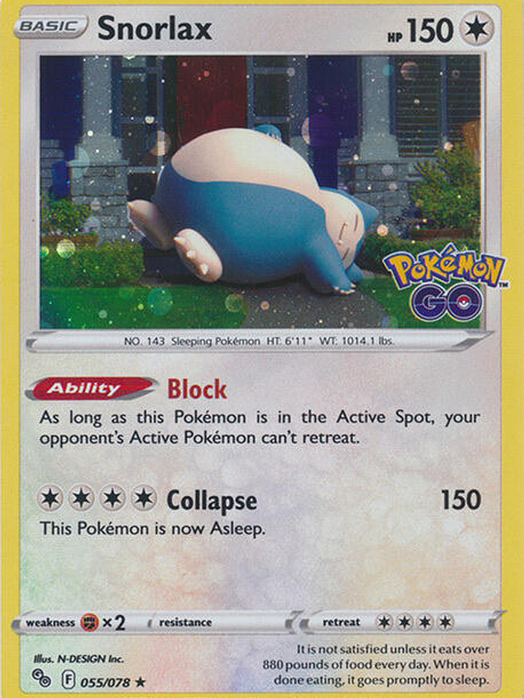 Snorlax - 55/078 (Cosmos Holo) #055 1