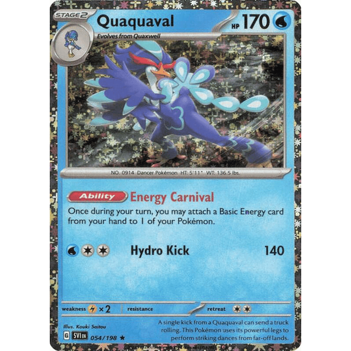 Quaquaval - 054/198 (Sparkle Holo) #054 1