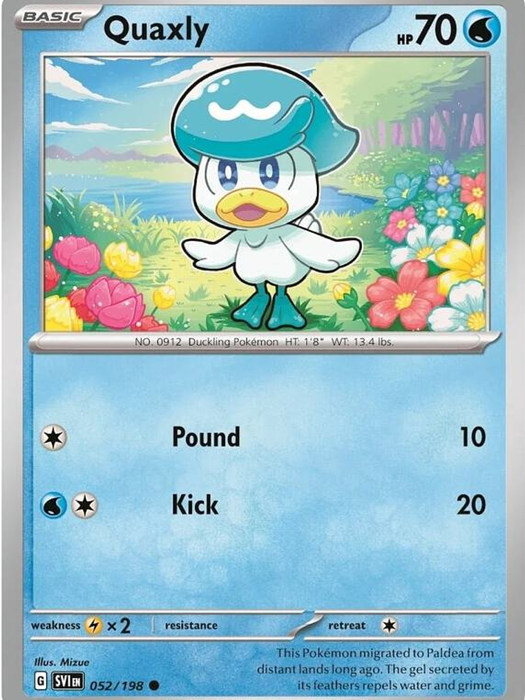 Quaxly (Mirage Holo) #052 1