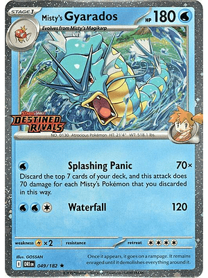 Misty's Gyarados (Prerelease) #049