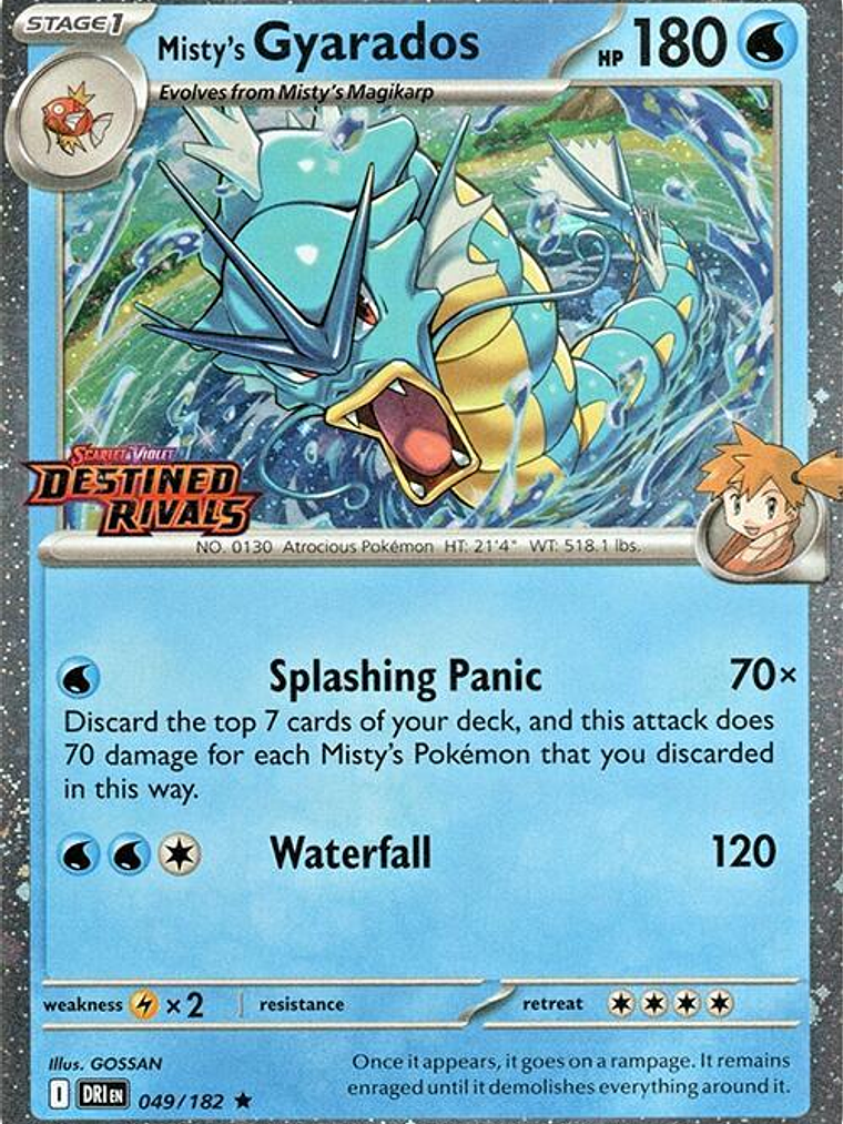 Misty's Gyarados (Prerelease) #049 1