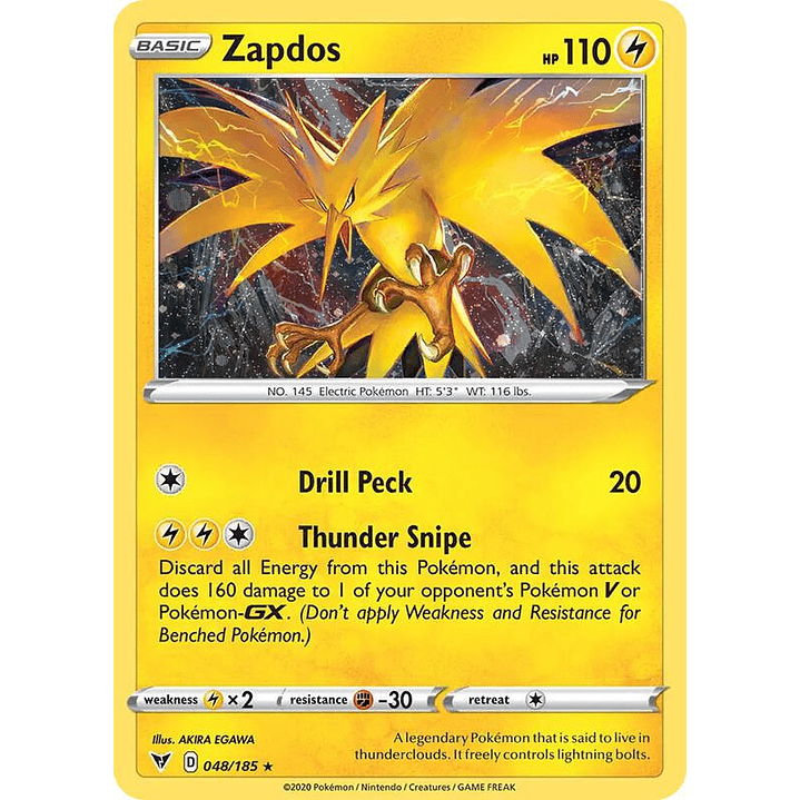 Zapdos (Cosmos Holo) #048 1