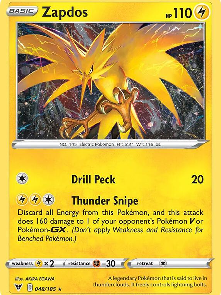 Zapdos (Cosmos Holo) #048 1
