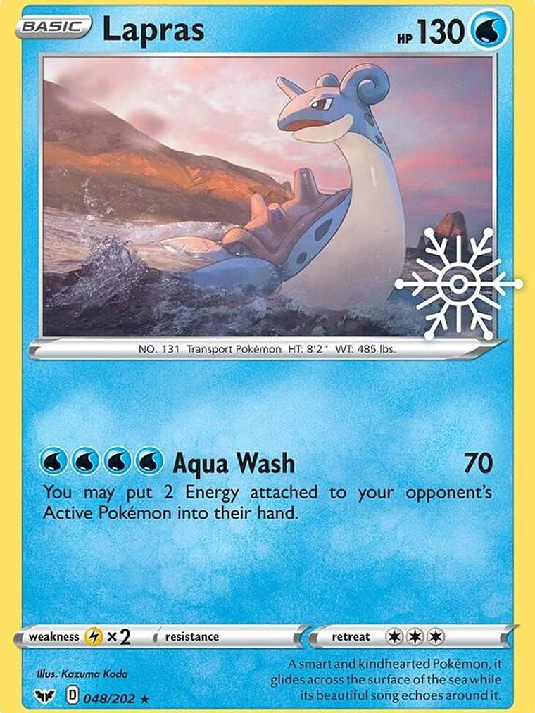 Lapras - 048/202 (Holiday Calendar) #048 1