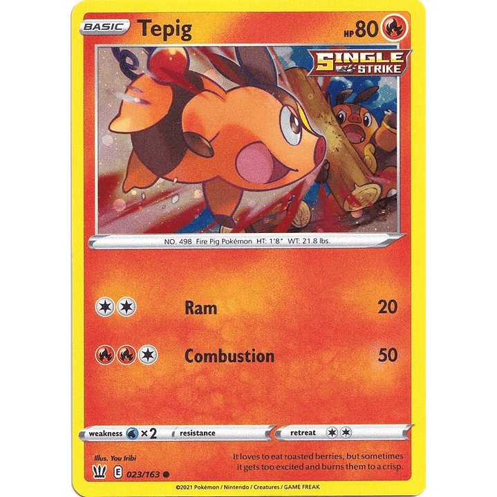 Tepig - 023/163 (Cosmos Holo) #023 1