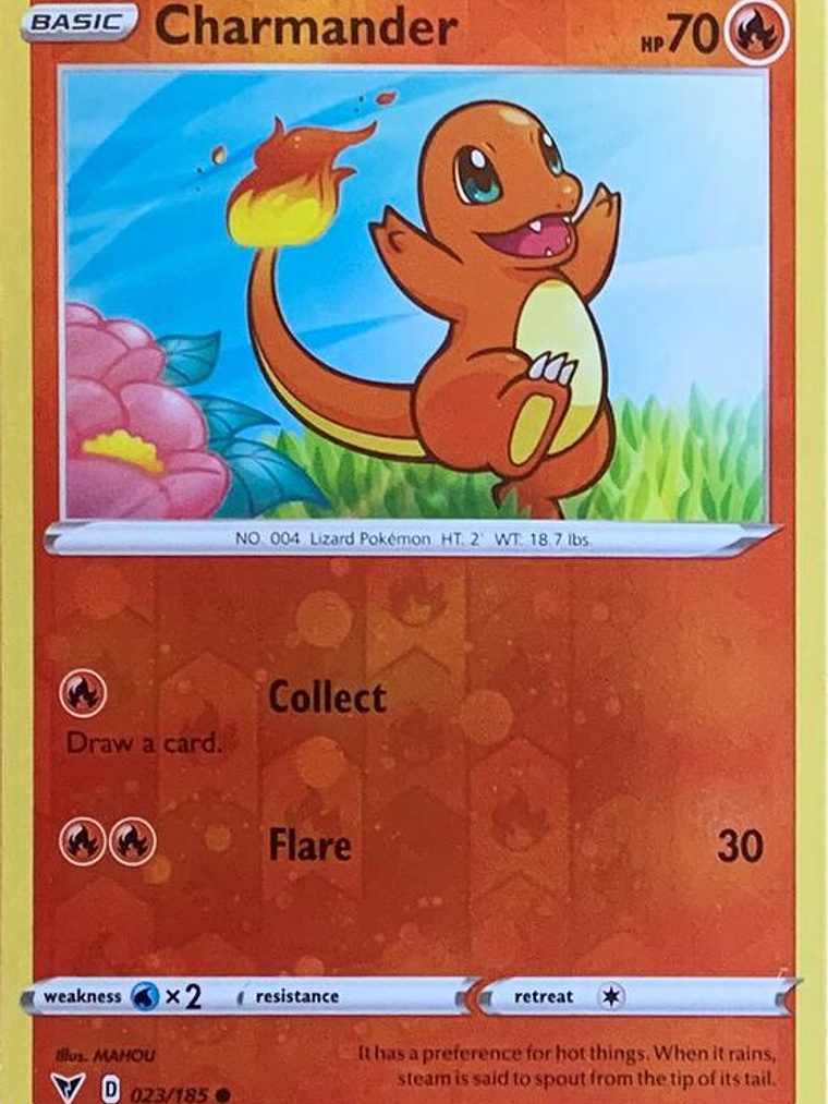 Charmander - 023/185 (Reverse Cosmos Holo) #023 1