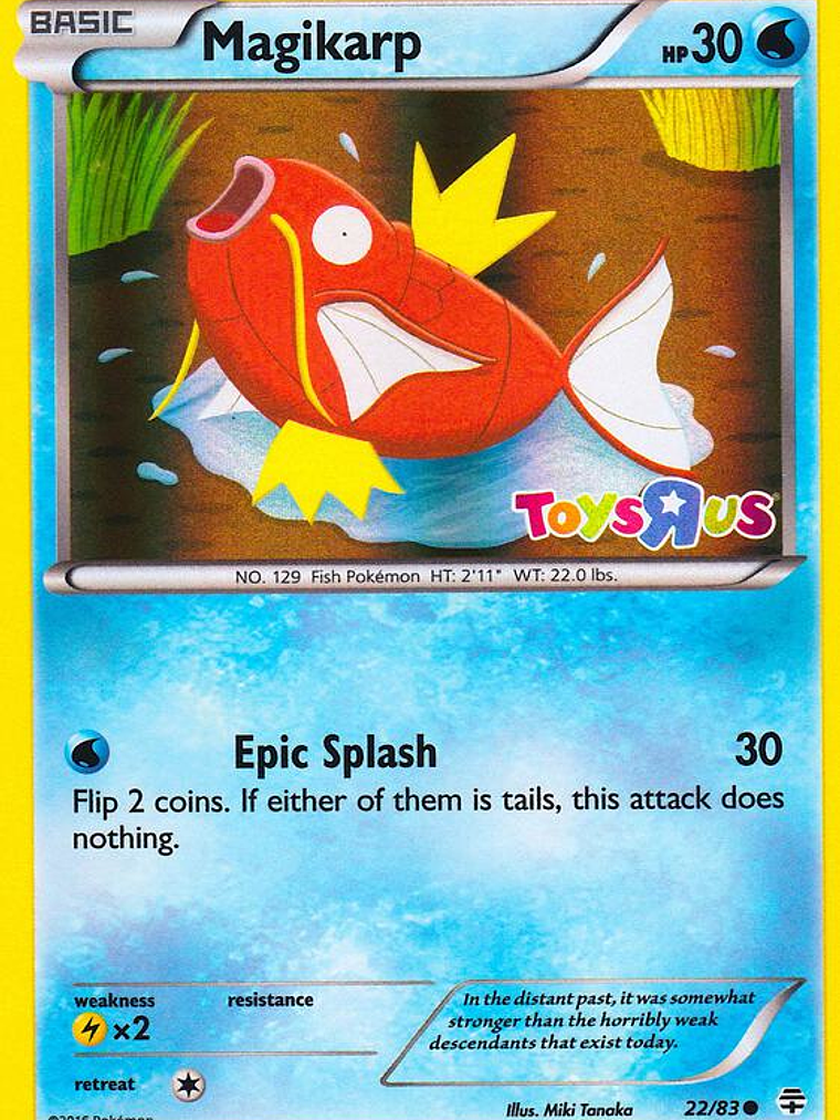 Magikarp - 22/83 (Toys R Us Promo) #022 1