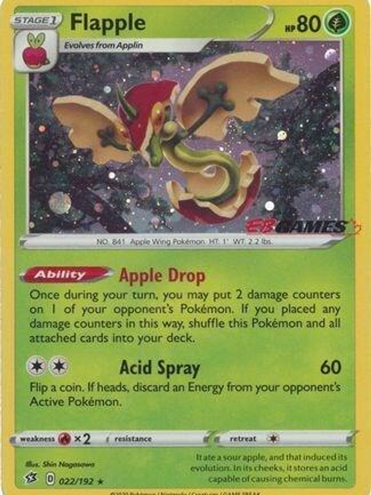 Flapple - 022/192 (EB Games Exclusive) #022 1