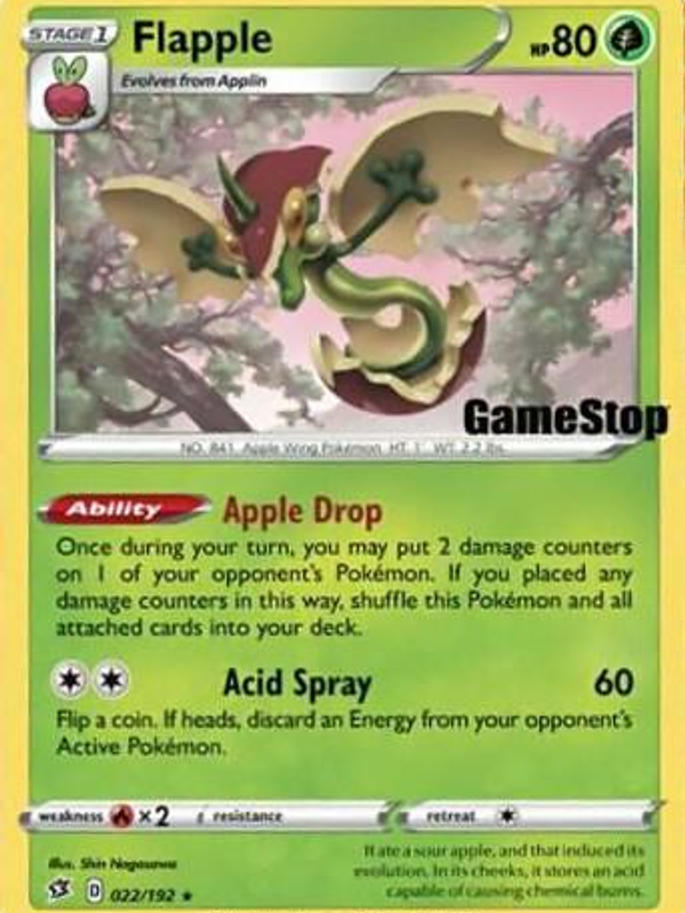 Flapple - 022/192 (Gamestop Exclusive) #022 1
