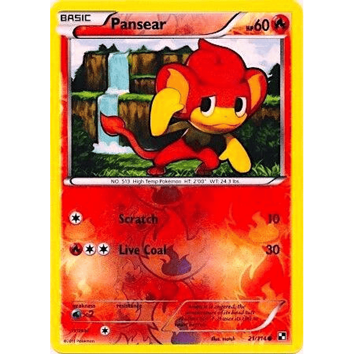 Pansear - 21/114 (Energy Holo) #021 1