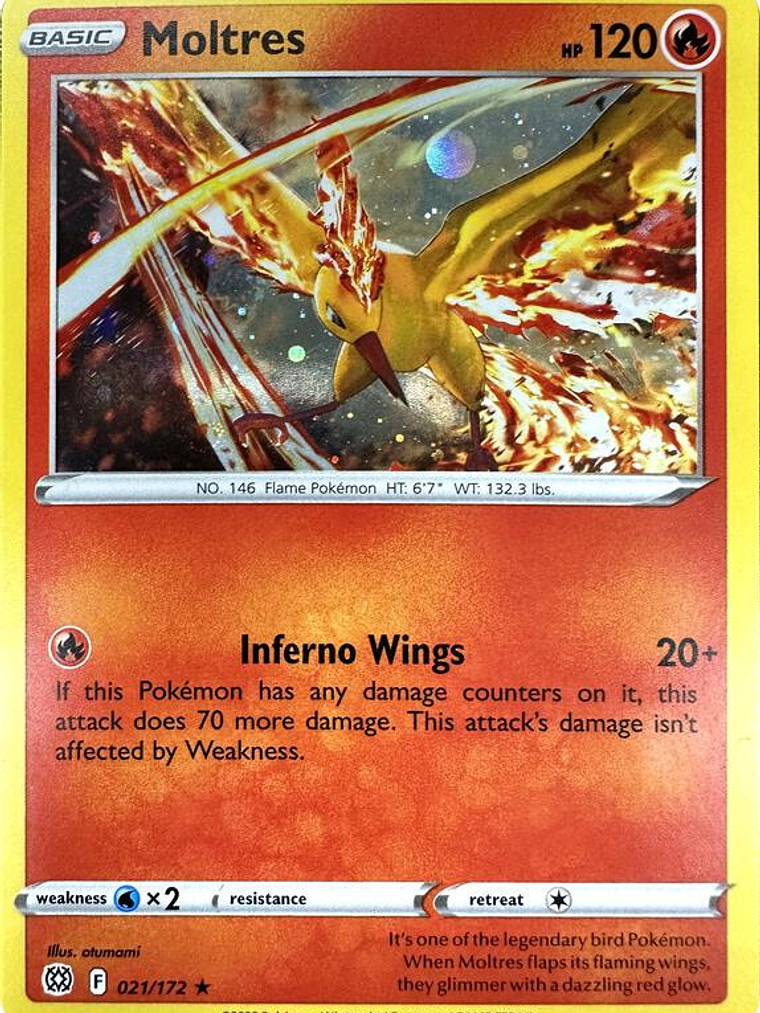 Moltres (Cosmos Holo) #021 1