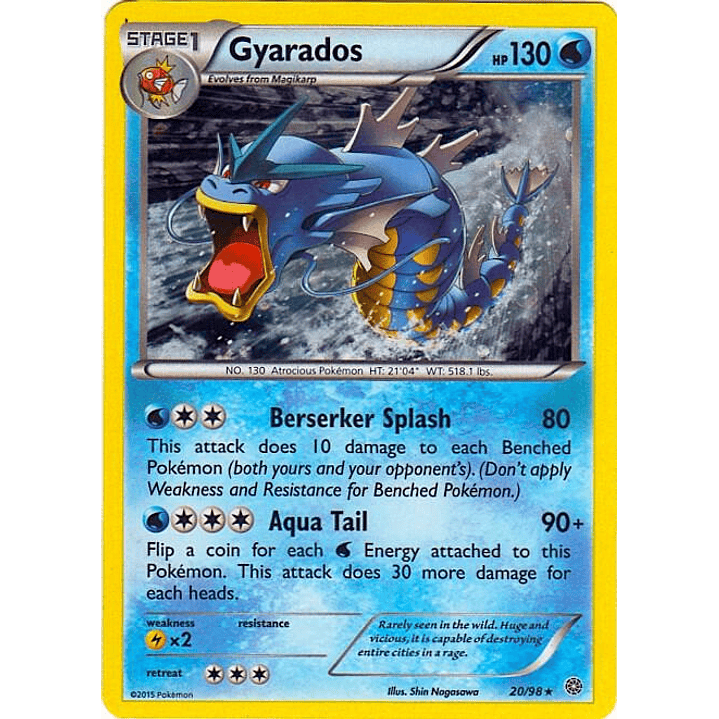 Gyarados - 20/98 (Cosmos Holo) #020 1