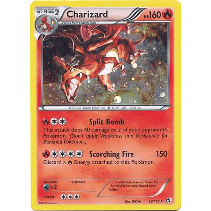 Charizard - 19/113 (Cosmos Holo) #019 1