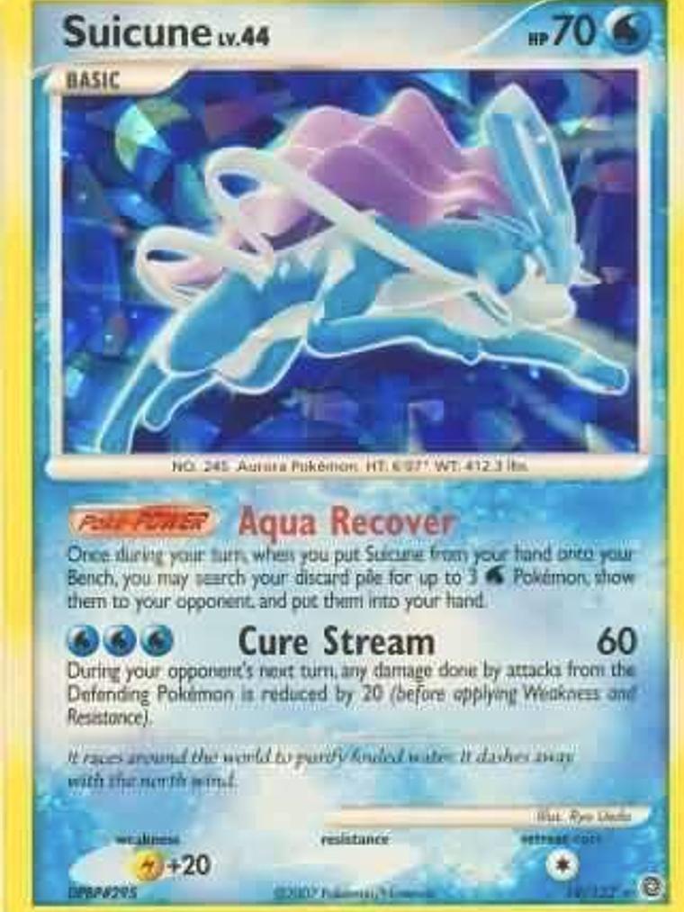 Suicune - 19/132 (Cracked Ice Holo) #019 1