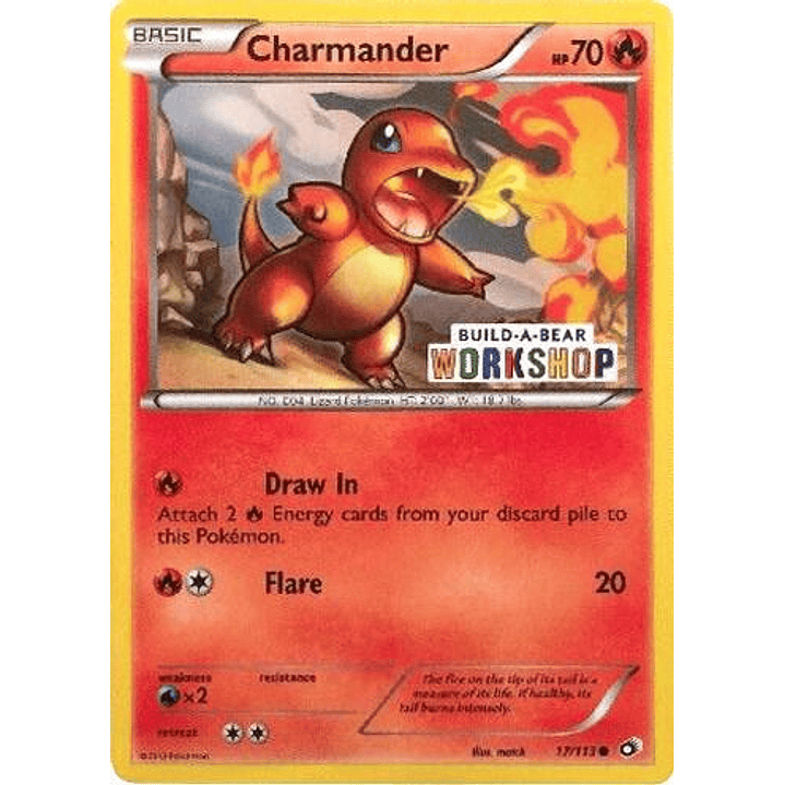 Charmander - 17/113 (Build-A-Bear Workshop Exclusive) #017 1