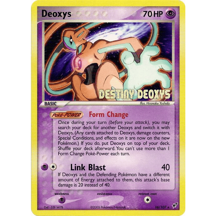 Deoxys (Normal Forme) - 16/107 (Movie Promo) #016 1