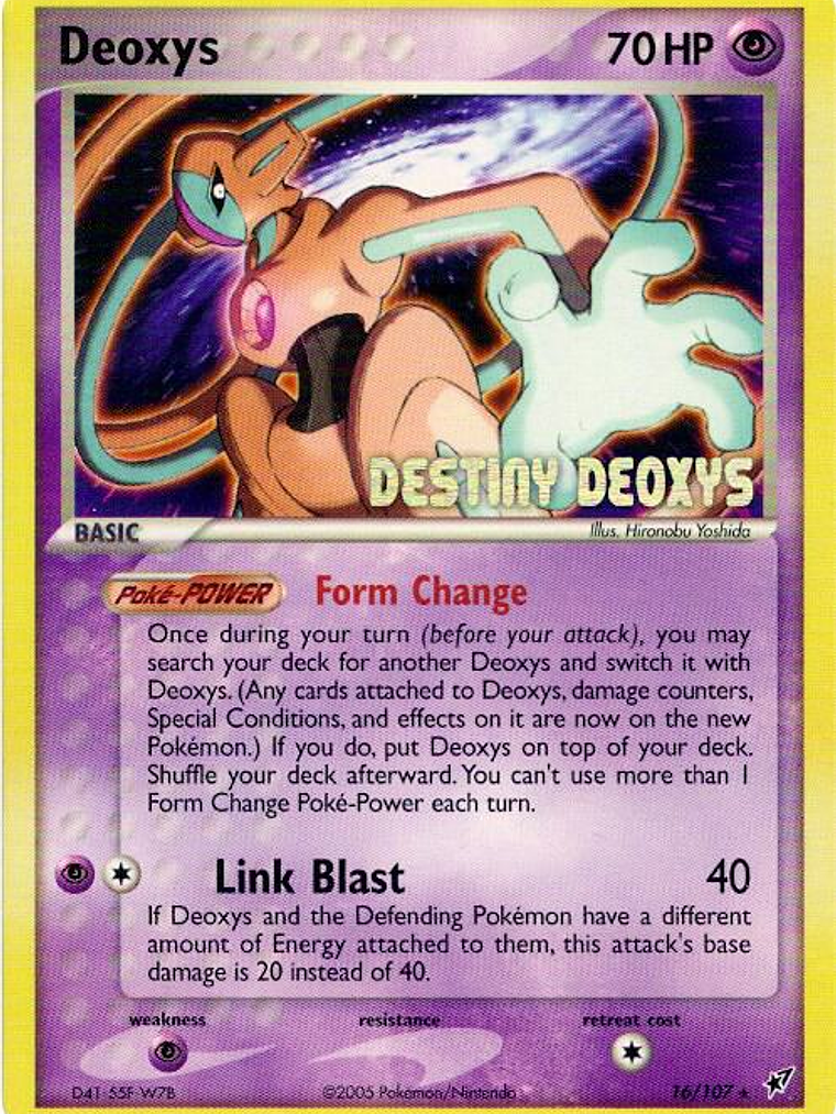 Deoxys (Normal Forme) - 16/107 (Movie Promo) #016 1