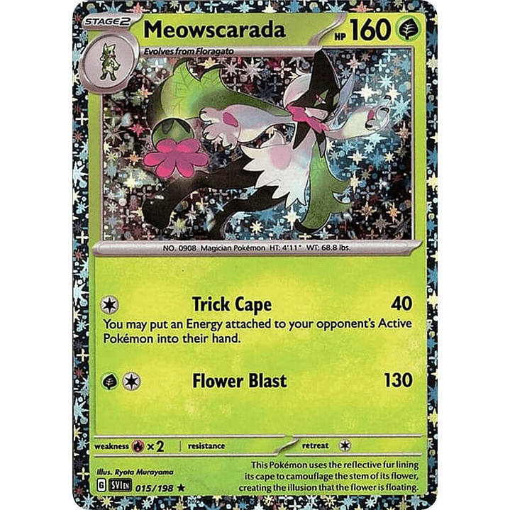 Meowscarada - 015/198 (Sparkle Holo) #015 1