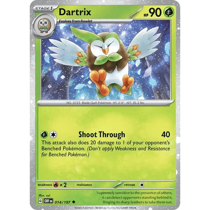 Dartrix - 014/197 (Cosmos Holo) #014 1