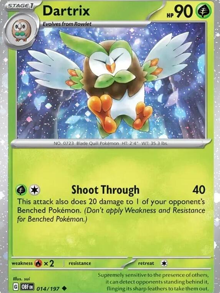 Dartrix - 014/197 (Cosmos Holo) #014 1