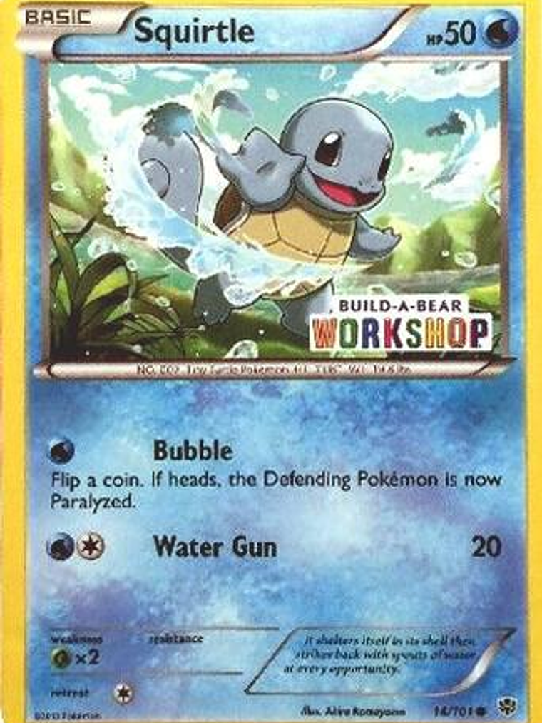 Squirtle - 14/101 (Build-A-Bear Workshop Exclusive) #014 1