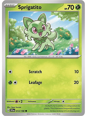 Sprigatito (Mirage Holo) #013