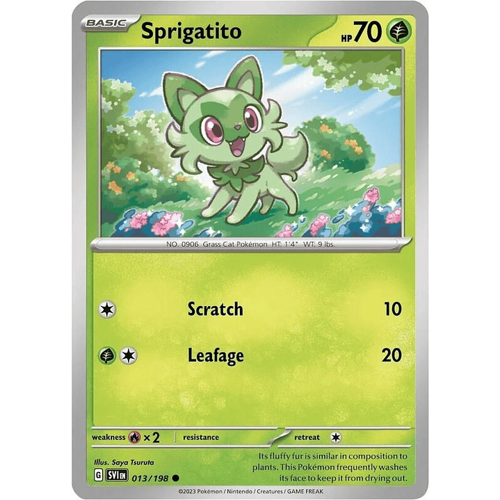 Sprigatito (Mirage Holo) #013 1