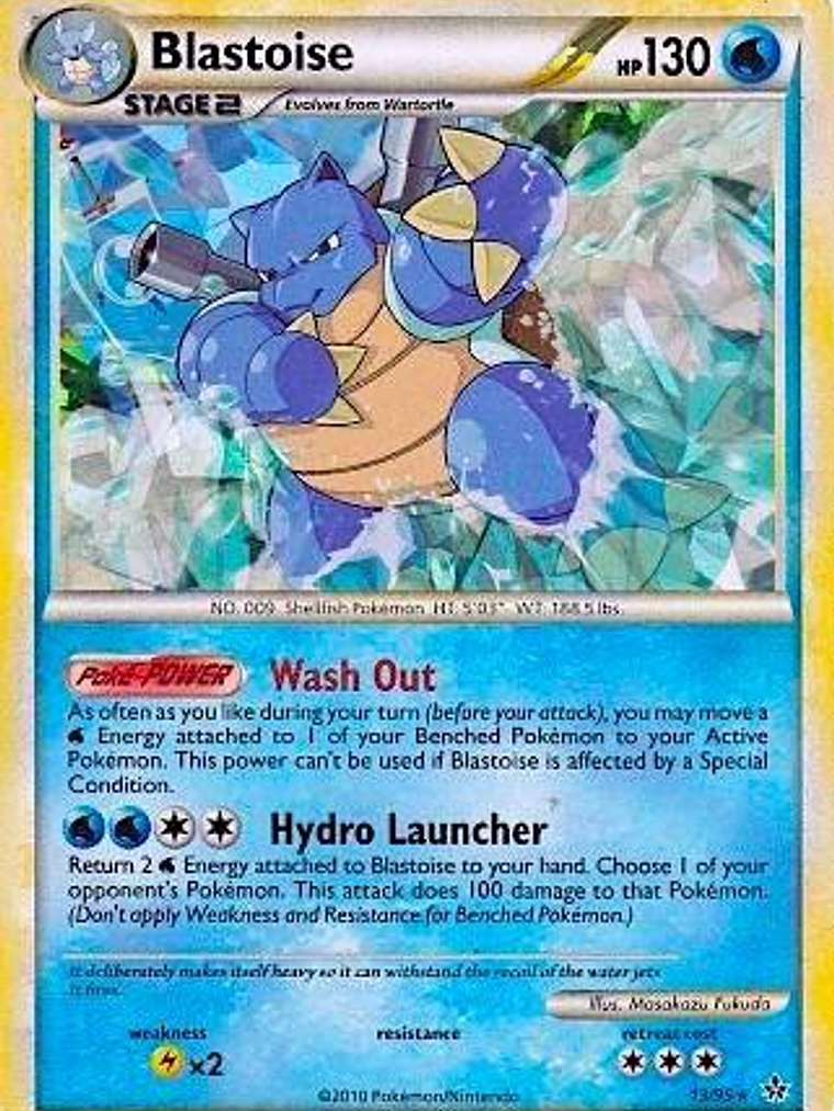 Blastoise - 13/95 (Cracked Ice Holo) #013 1