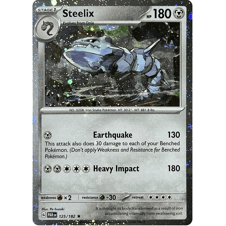 Steelix - 125/182 (Cosmos Holo) #125 1