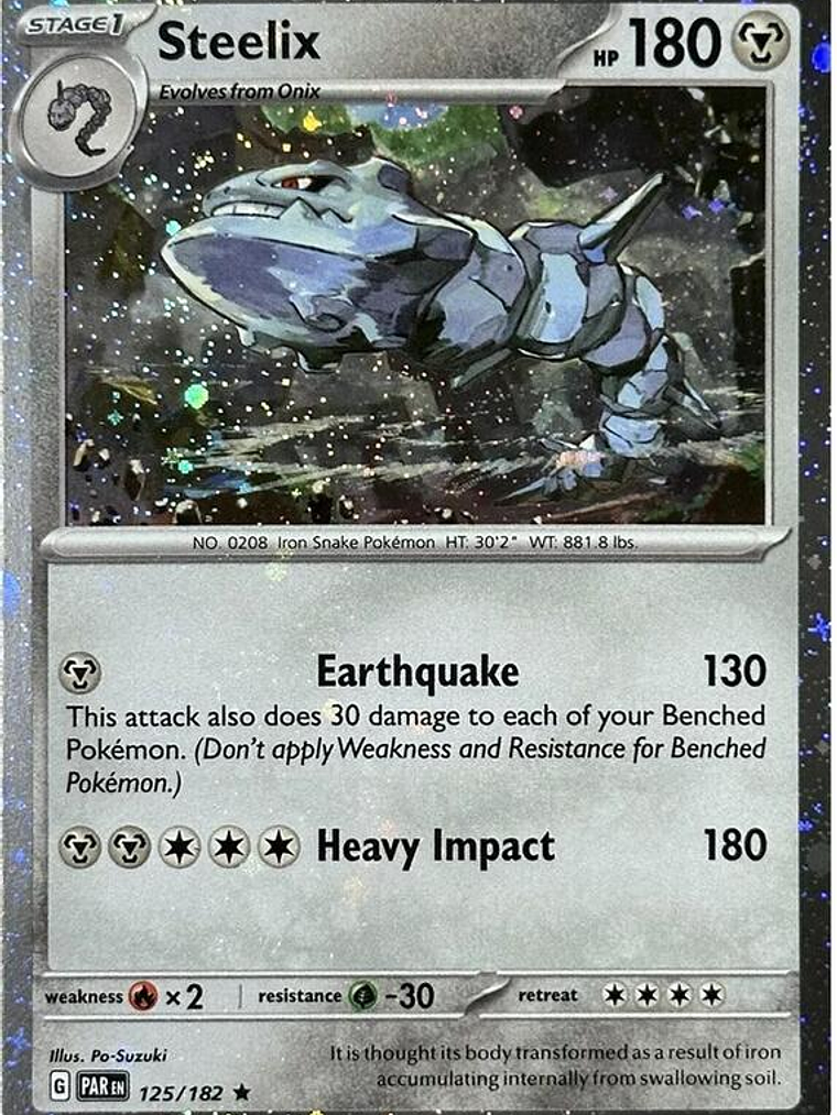 Steelix - 125/182 (Cosmos Holo) #125 1