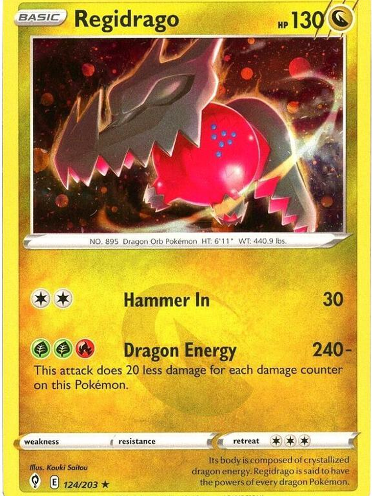 Regidrago - 124/203 (Cosmos Holo) #124 1