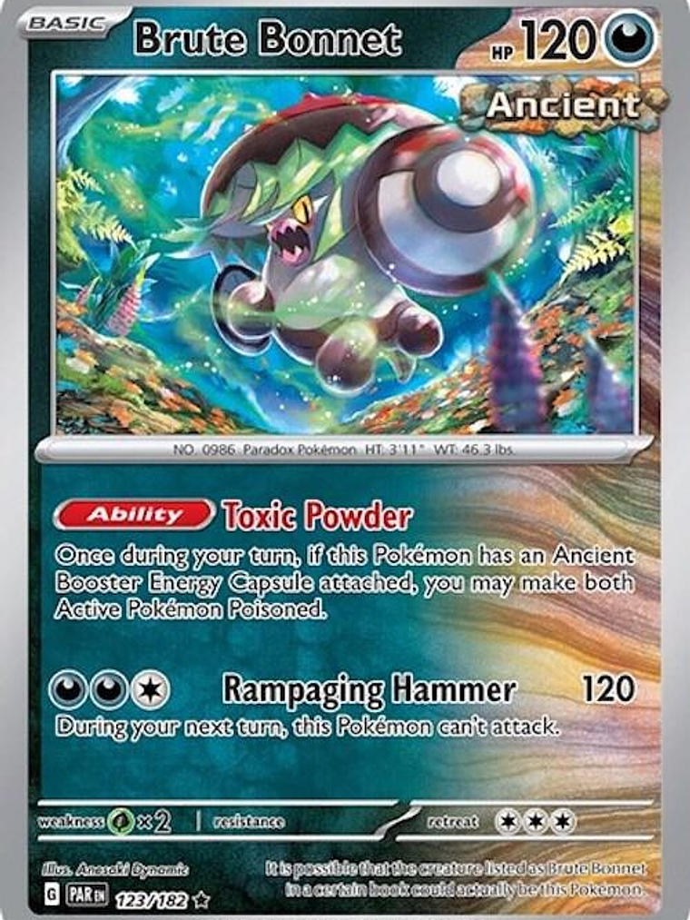 Brute Bonnet - 123/182 (Cosmos Holo) #123 1