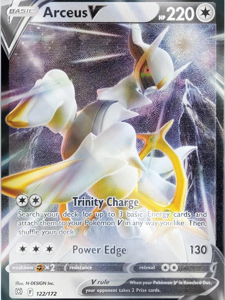 Arceus V - 122/172 (Metal Card) #122 1