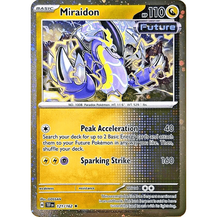 Miraidon - 121/162 (Cosmos Holo) #121 1