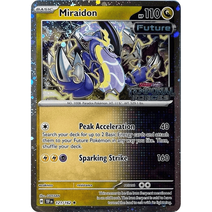 Miraidon - 121/162 (Cosmos Holo) (Best Buy) #121 1