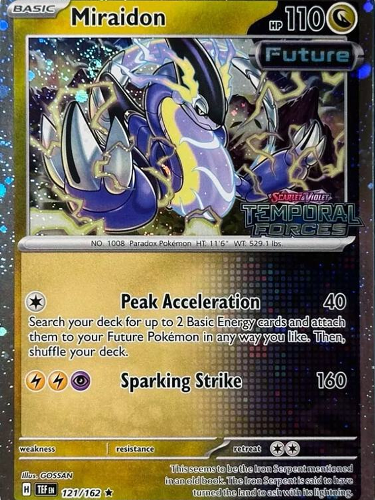 Miraidon - 121/162 (Cosmos Holo) (Best Buy) #121 1