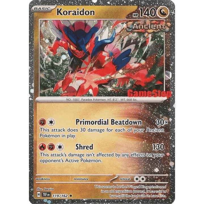 Koraidon (Gamestop Promo) #119 1