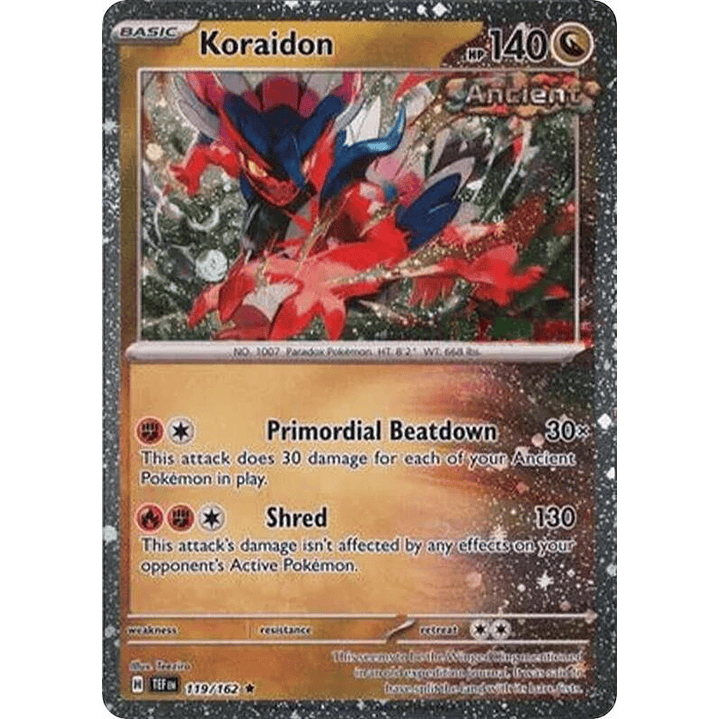 Koraidon - 119/162 (Cosmos Holo) #119 1